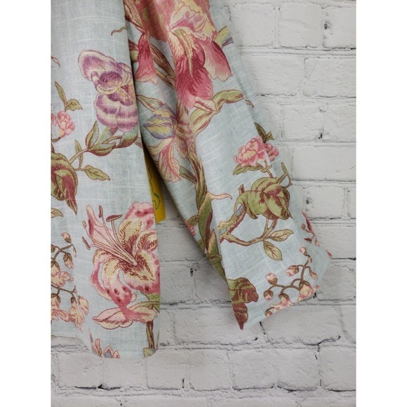 Vtg Painted Pony Tapestry Jacket Floral Lg Cropped Spring Belize Riviera/Spring - Picture 3 of 16